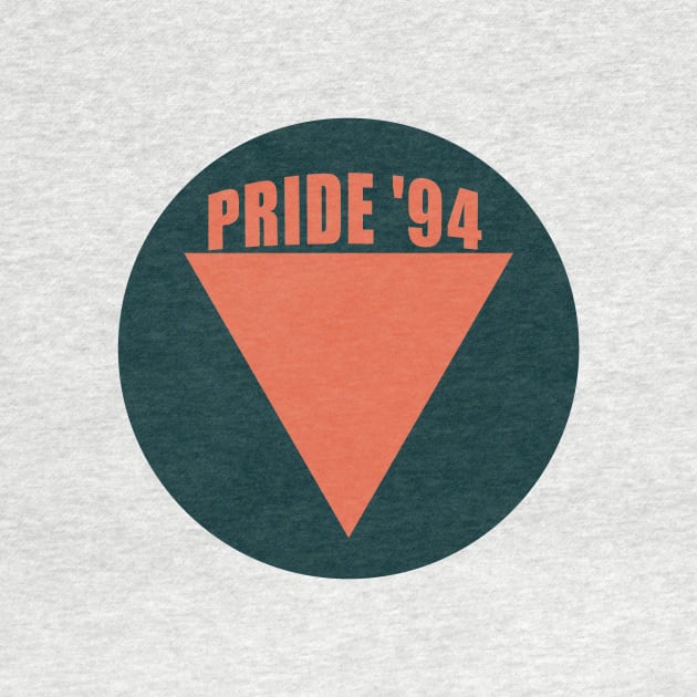 Retro Pride Pink Triangle by brainbag